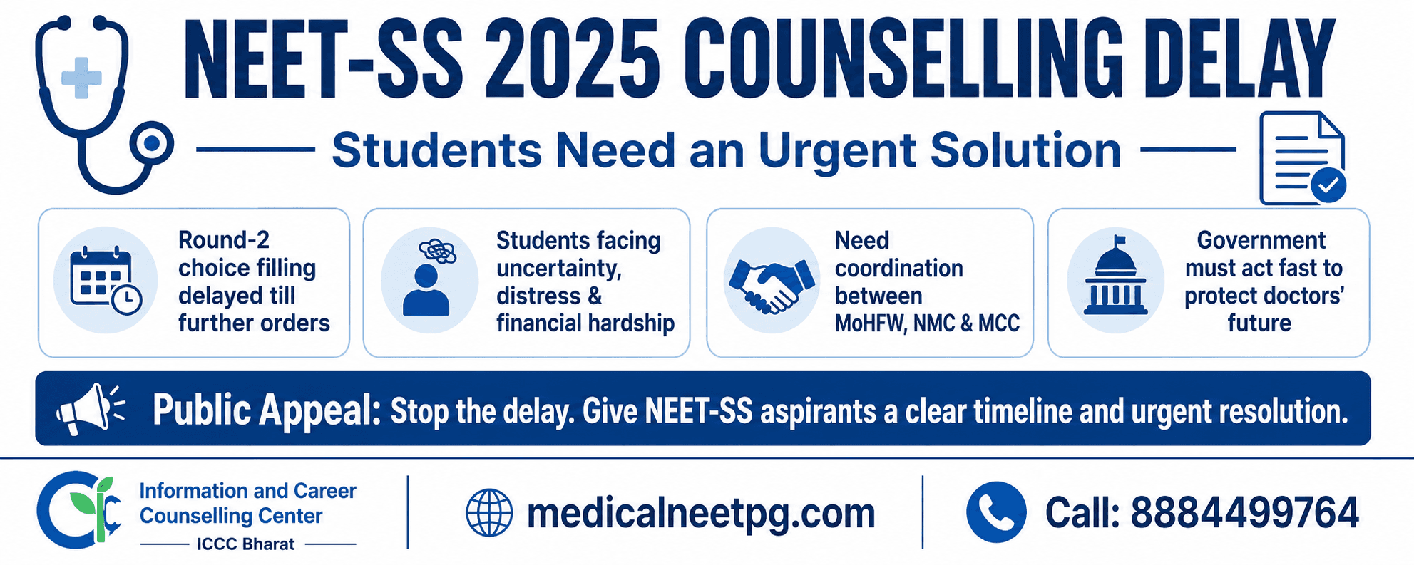 Systemic Paralysis: The NEET-SS 2025 Counselling Delay is an Administrative Failure Holding India’s Healthcare Hostage