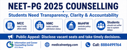 Passing the Bureaucratic Buck: Official CPGRAMS Replies Expose how MCC and NMC Have Left NEET-PG Candidates in an Accountability Vacuum