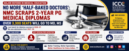 No More ‘Half-Baked Doctors’: NMC Scraps 2-Year PG Medical Diplomas, Over 3,300 Seats to Be Converted into MD/MS