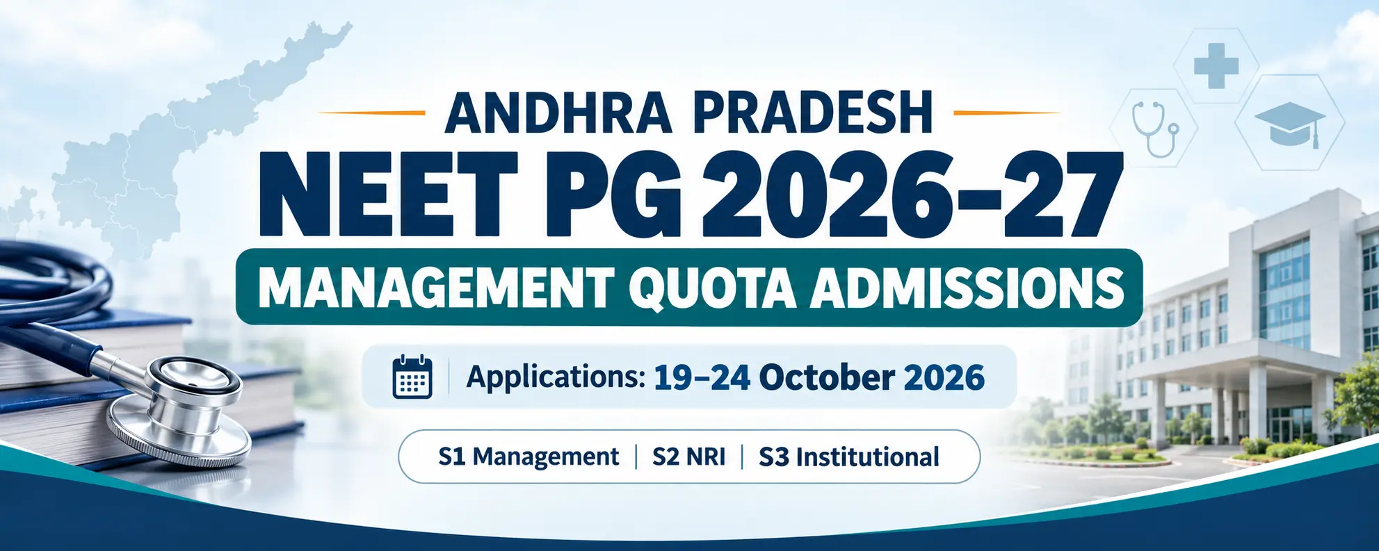 Andhra Pradesh NEET PG 2026–27 Management Quota Admissions: Dates, Eligibility, Fees and Application Guide